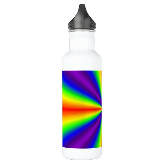 Bouteille D'eau Tumbler en verre arc-en-ciel (Gauche)