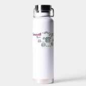 Bouteille d'eau Tumbler isolée (Arrière)