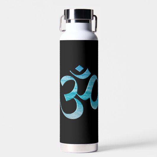 Bouteille D'eau Turquoise Om (Avant)