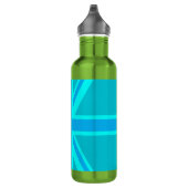 Bouteille D'eau Turquoise Union Jack British Flag Personnaliser it (Droite)