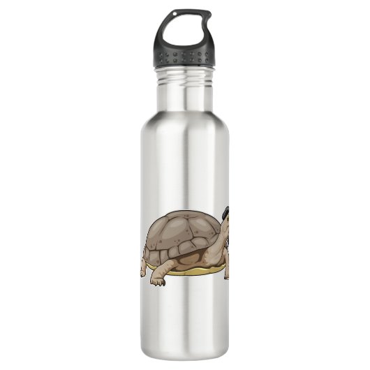 Bouteille D'eau Turtle Painter Paint brush (Devant)