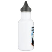 Bouteille D'eau Tuxedo Chat et Lilies | Devis inspirant (Gauche)