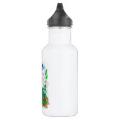 Bouteille D'eau Tuxedo Chat et Lilies | Devis inspirant (Droite)