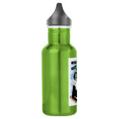 Bouteille D'eau Tuxedo Chat et Lilies | Devis inspirant (Gauche)