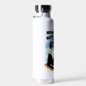 Bouteille D'eau Tuxedo Chat et Lilies | Devis inspirant (Plage)