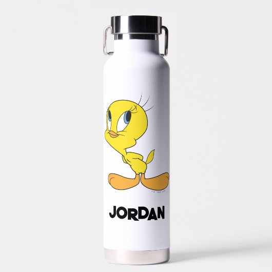 Bouteille D'eau TWEETY™ Hmm | Ajouter Votre Nom (Avant)