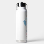 Bouteille D'eau Twins Baby Footprints Nom (Salle de sport)