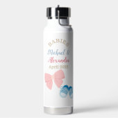 Bouteille D'eau Twins Baby Name Faire-part (Gym)