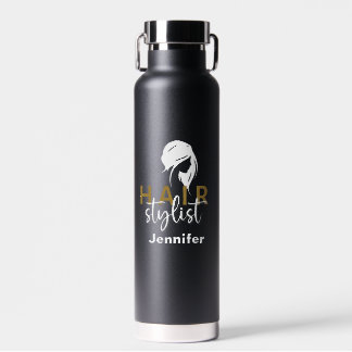 Bouteille D'eau Typographie personnalisée de la liste des cheveux