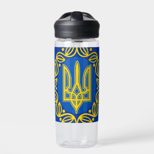 Bouteille D'eau Ukraine, drapeau, Coat of Arms, Ukrainian Tryzub