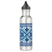 Bouteille D'eau Ukrainian traditional vushuvanka folk art pattern  (Droite)