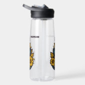 Bouteille D'eau Ukulele de texte et de couleur personnalisée (Droite)