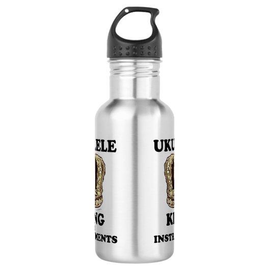 Bouteille D'eau Ukulele roi des instruments (Devant)