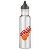 Bouteille D'eau Ukulele Texte Super (Gauche)