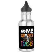 Bouteille D'eau Un design d'Halloween pour un professeur effrayant (Gauche)