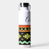Bouteille D'eau Un design tribal brillant personnalisé (Avant)