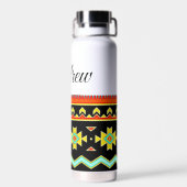 Bouteille D'eau Un design tribal brillant personnalisé (Arrière)