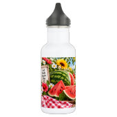 Bouteille D'eau Un été pastèque à la Une dans un Melon (Gauche)