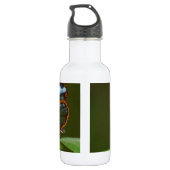 Bouteille D'eau "Un jour clair" Conception de papillon en verre (Dos)