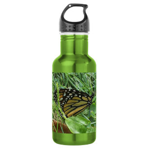 Bouteille D'eau Un papillon monarque