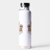 Bouteille D'eau Un par un les fentes volent ma santé (Plage)