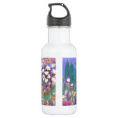 Bouteille D'eau un paradis violet (Dos)