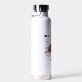 Bouteille D'eau Un penseur profond à l'intérieur du neuron Synapse (Plage)