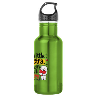 Bouteille D'eau Un peu plus mais tout amour Design mignon