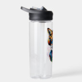 Bouteille D'eau Un renard dans les écouteurs et les lunettes (Droite)
