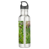 Bouteille D'eau Un robot américain curieux et plein d'espoir (Dos)