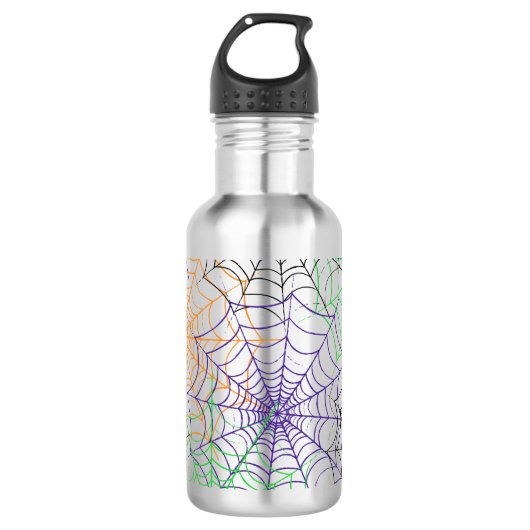 Bouteille D'eau Un simple Motif Web d'Halloween Spider (Devant)