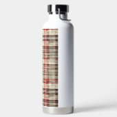 Bouteille D'eau Un Tartan de Noël Floral Design Series #2 (Droite)