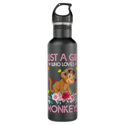 Bouteille D'eau Un Teigne De Singe Pour Femmes Enfants Juste Une F (Devant)