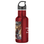 Bouteille D'eau Un train de Noël magique pour Wonderland (Devant)