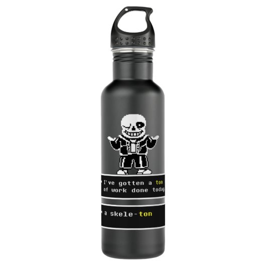 Bouteille D'eau Undertale Sans (Devant)