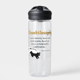 Bouteille D'eau Une bonne tête de skunky et un bon coeur de skunky