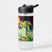 Bouteille D'eau Une époque de peinture à l'huile repensée (Gauche)