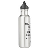 Bouteille D'eau Une fille qui aimait vraiment les chats et les pil (Gauche)