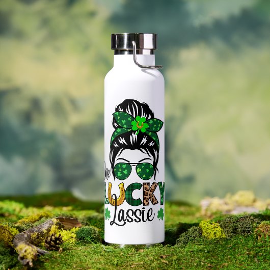 Bouteille D'eau Une Lucky Lassie (Extérieur)