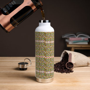 Bouteille D'eau une motif très colorée avec beaucoup de co