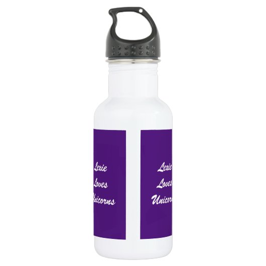 Bouteille d'eau Unicorn (Dos)