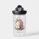 Bouteille D'eau Unicorn mignon Whimsical Girl Nom personnalisé<br><div class="desc">Unicorn mignon Whimsical Girly rose Floral Nom personnalisé Bouteille d'eau comporte une mignonne licorne avec étoiles, coeurs et fleurs. Parfait pour les cadeaux d'anniversaire, de Noël et de vacances pour les filles, les meilleurs amis, les cadeaux de fête d'anniversaire et les faveurs. Personnalisez en modifiant le texte dans la zone...</div>