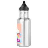 Bouteille D'eau Unicorn & Rainbow, Personalized Water Bottle (Droite)