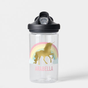 Bouteille D'eau Unicorne arc-en-ciel
