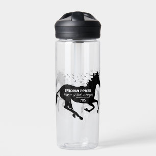 Bouteille D'eau Unicorne Power Fake Math Formula drôle