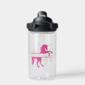 Bouteille D'eau Unicorne rose personnalisée (Salle de sport)