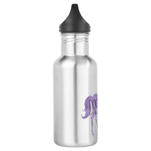 Bouteille D'eau Unicorne violette (Gauche)