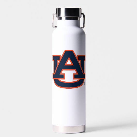 Bouteille D'eau Université d'Auburn | Auburn UA Logo (Avant)