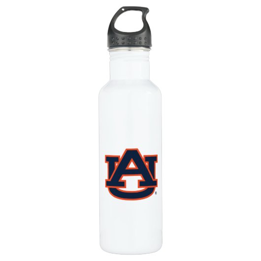 Bouteille D'eau Université d'Auburn | Auburn UA Logo (Devant)