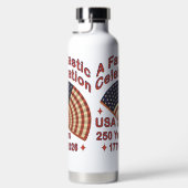 Bouteille D'eau USA 250 Years Patriotic Fan Design - 1776-2026 (Droite)